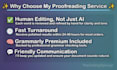 proofread and fix grammar, spelling, and flow in your docs