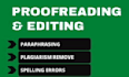 do english proofreading, editing, excel data entry, file conversion, video subs