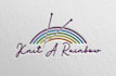 do impressive hand drawn retro badge and rainbow logo design