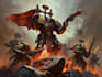 create a warhammer 40k illustration