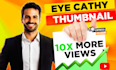 design amazing, attractive and clickbait youtube thumbnails