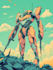 do anime style mecha robot illustrations