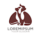 create a unique vintage animal logo design with hand drawn