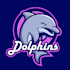 design dolphin logo illustration with hand drawn style
