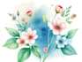 create a botanical watercolor illustration