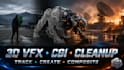 do vfx compositing, rotoscoping, keying, cleanup, 3d camera and motion tracking