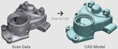 do reverse engineering, cad modeling, 3d modeling from 3d scan data, stl, obj