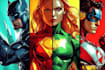 draw you into superhero comic book pop art cartoon
