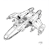 draw high quality spaceship concept