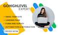 do gohighlevel account setup landing page workflows and automation