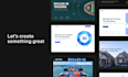 create modern landing page design