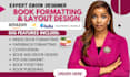 do kdp book formatting layout design manuscript formatting and typesetting
