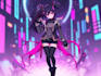 design anime character , cyberpunk character
