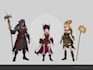 create character design and concept art illustration