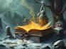 create an epic fantasy book cover