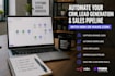 automate your CRM lead generation and sales pipelines with n8n or make com