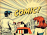 draw a retro vintage comic illustration