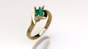 design 3d fashion rings and render it