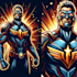 draw awesome superhero mascot character and logo