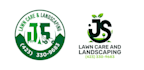create a lawn care services and landscaping logo
