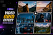 do video grid effect for you split screen , video collage,