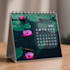 design a professional desk calendar with elegant themes