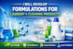 develop formulations for laundry and cleaning products