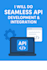 do seamless API development and integration