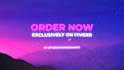 create trendy animated lyric video