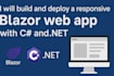 build and deploy a responsive blazor web app with c net