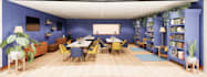 remodel stadium lounge,restaurant design,interior relayout,dining area rendering