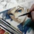 drawing anime art illustration