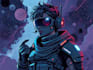 sci fi character illustration or sci fi character