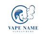 create a fantastic unique beautiful vape logo design