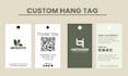 design hang tag and clothing label within 24hours