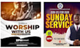 design professional church flyer conference worship event flyer