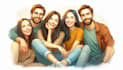 design an unique friendship portrait art