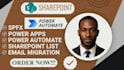 setup sharepoint,office 365 ,microsoft, intranet, power automate, powerapps