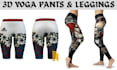 design custom and unique leggins and yoga pants for rendering