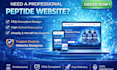 design peptide website, research peptide store, nutraceutical, sarms website