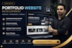 design and develop a modern personal portfolio website