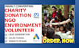 generate charity donation environmental conservation leads and build website