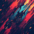 create abstract geometric digital art