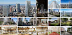 buildup mixed use urban development, skyscraper exterior, cgi render, multi zone