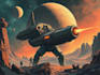 draw sci fi illustration and sci fi art