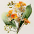 draw botanical illustration, flowers, fruits