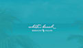 design summer holidays and beach enjoying logo