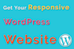 create wordpress website or wordpress website design