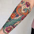 draw a attractive tattoo sleeve art