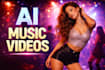 create a stunning ai generated music video for your song
